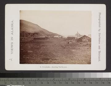 3. Ounalaska -- showing Sod-houses