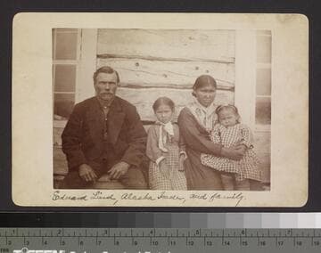 Edward, Lind, Alaska Trader, and family