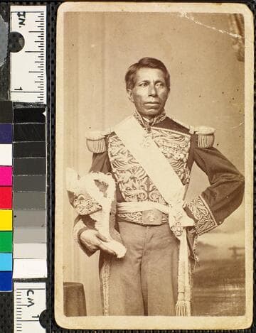 Gen. Mejía in Command of the Mexican troops at Matamoras Mexico