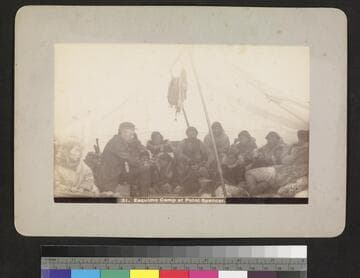 Esquimo camp at Point Spencer