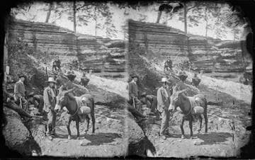 Eureka Springs, Arkansas. Filling buckets at spring