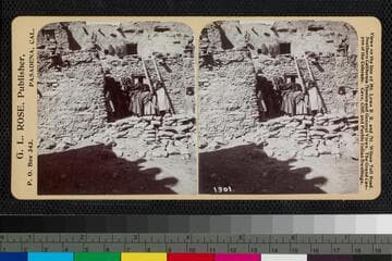 A group of Hopi children at an unidentified pueblo