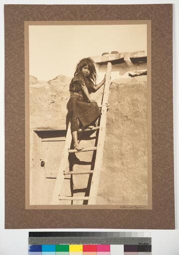 Hopi Girl, Pueblo of Mishongnovi, Arizona