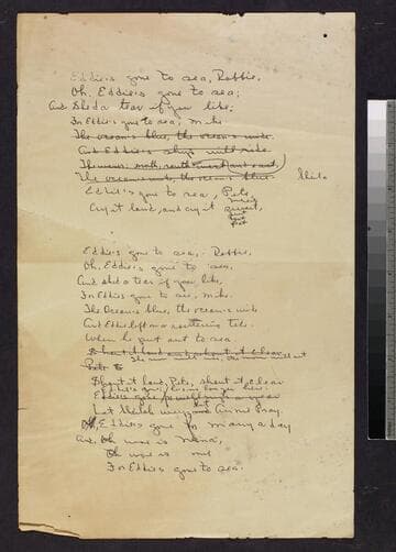 Poem: "Lament for a Sailor"