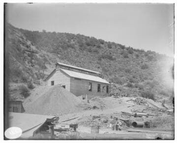 Lytle Creek Hydro Plant while under construction
