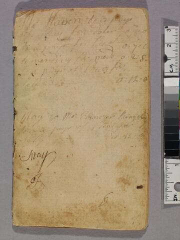 Jeremiah McIntosh His Book of Accounts. 1776-1777