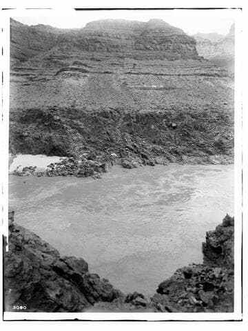 Bass Ferry from left bank, Grand Canyon