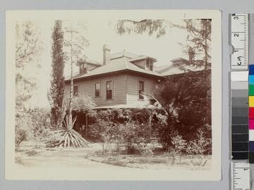 Dr. Wm. F. Channing's house on N. Orange Grove Ave. Pasadena Calif where Anna took care of Mrs, Channing