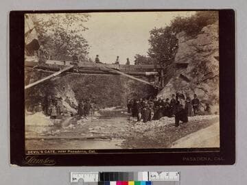 Devil's Gate, near Pasadena, Cal