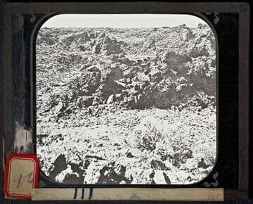 Lava beds and landscape