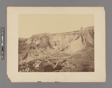 [Hydraulic mining, possibly at Relief Hill mine, Nevada County, California?]