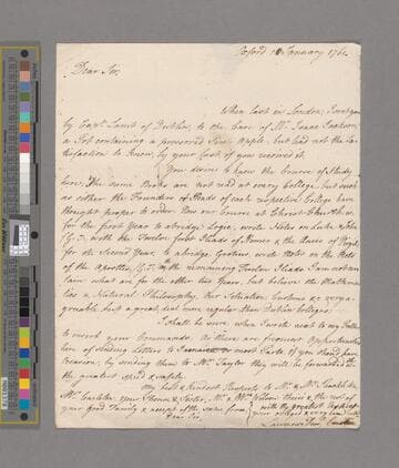 Curtin, Lawrence Dowdall. Letter to Richard Shackleton