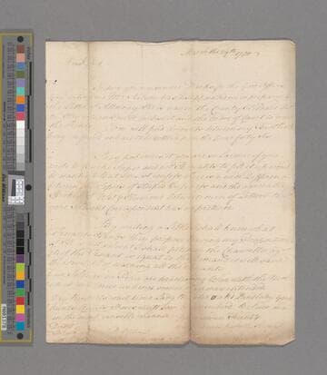 Archbold, Thomas. Letter to Richard Shackleton