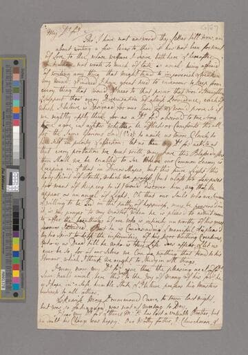 Shackleton, Elizabeth (Carleton). Letter to Elizabeth Hutchinson