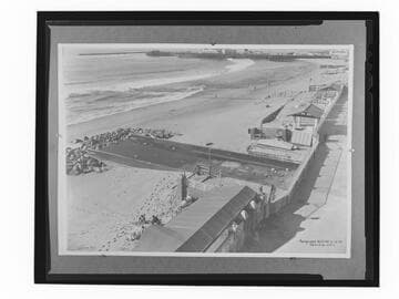 Santa Monica beach and pier