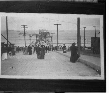 Pier Day at Santa Monica, Cal. Sept. 9, 1909
