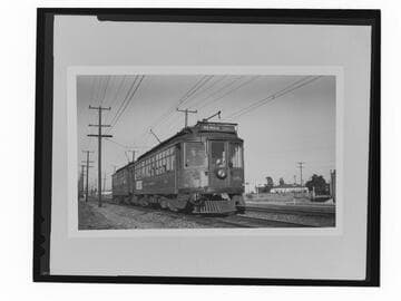 Pacific Electric car, Venice short line, California