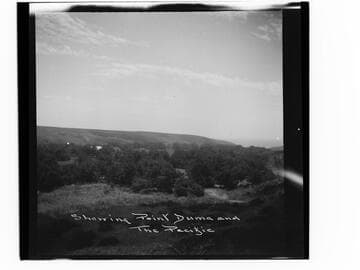 Showing Point Duma and the Pacific