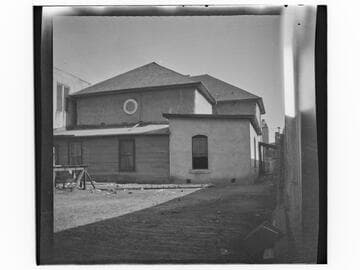 Back of building near Plaza Church, Los Angeles