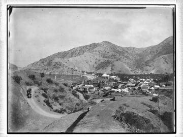 Stagecoach on road, Avalon, Catalina Island
