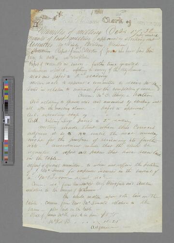 Minutes of Meeting Oct. 17, 50