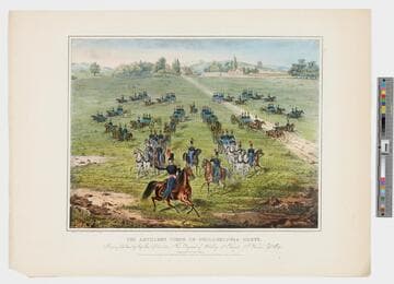The artillery corps of Philadelphia Greys