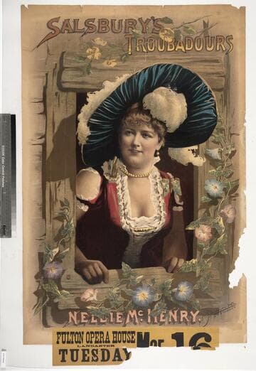 Salsbury's Troubadours : Nellie McHenry