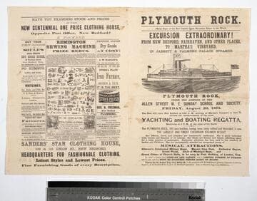 Plymouth Rock. Official paper of the most superb steam excursion palace in the world