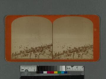 On the beach at Santa Monica, Calif