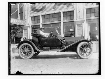 Unidentified man in car