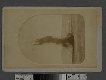 Blasting for asphaltum at the Brea ranch near Santa Monica