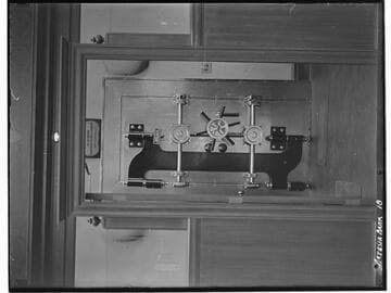 Vault door of First National Bank, Artesia, California