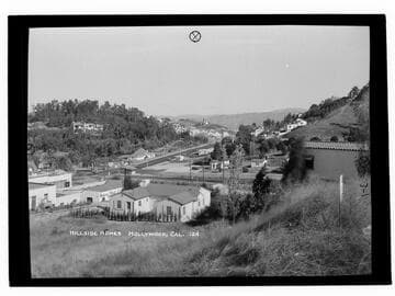 Hillside homes, Hollywood, Cal
