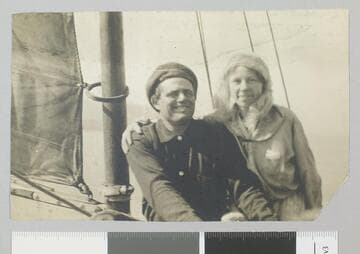 Charmian London and Jack London