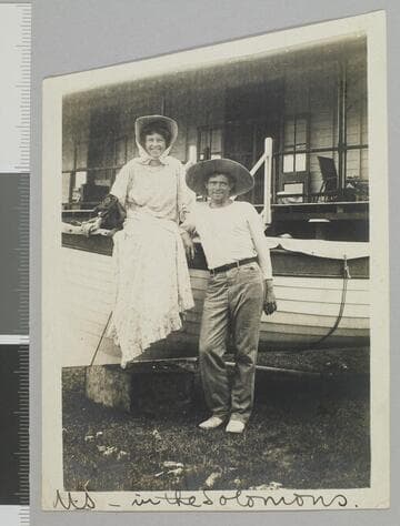 Charmian London and Jack London