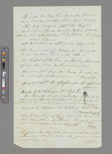 Special Meeting Common Council