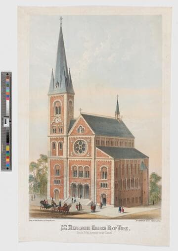 St. Alphonsus Church New York, : South Fifth Avenue near Canal