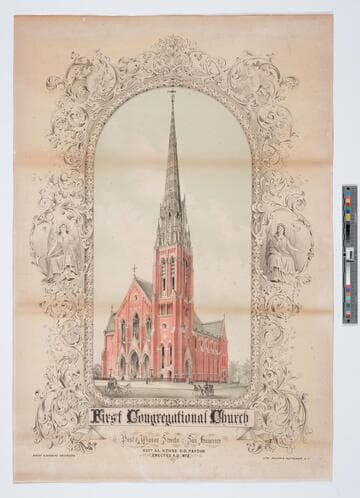 First Congregational Church : Post & Mason Streets San Francisco