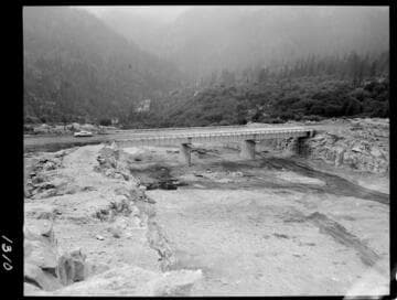 Big Creek - Mammoth Pool - Spillway and Spillway Bridge