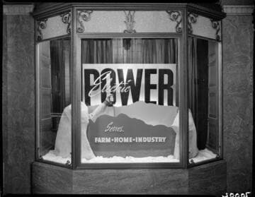 General Office display window