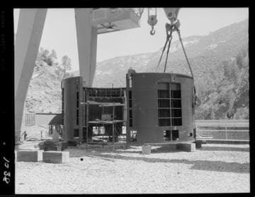 Big Creek - Mammoth Pool - Unit #2 Stator prior to make up
