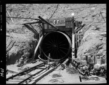 Big Creek - Mammoth Pool - Outlet liner in place