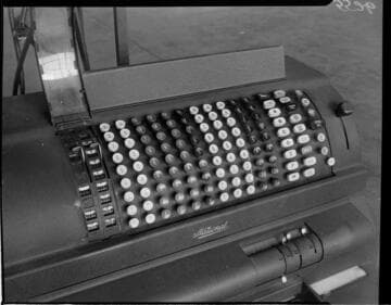 Check writing machine