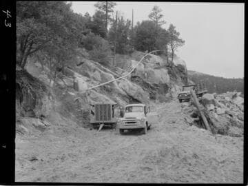 Big Creek - Mammoth Pool - Construction of Main Haul Road to Borrow area