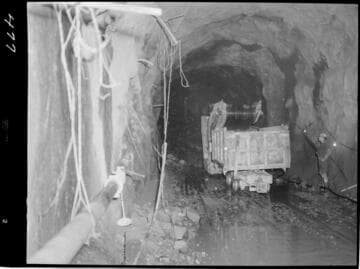 Big Creek - Mammoth Pool - Mucking out at outlet heading