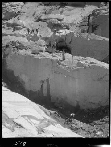 Big Creek - Mammoth Pool - De-watering in bottom of cutoff trench