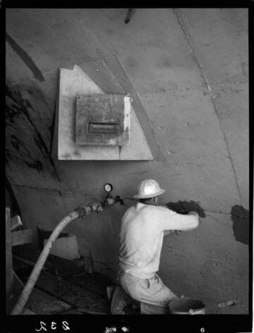 Big Creek - Mammoth Pool - K-Frame support at diversion tunnel portal
