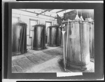 The transformers at Tule Hydro Plant