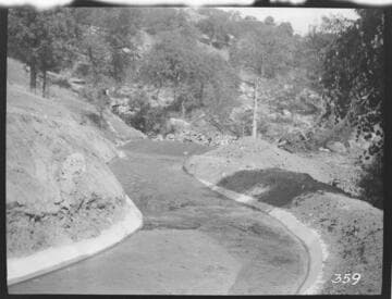 The completed ditch at Tule Plant