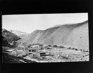 Bishop Creek Plant 4 during construction